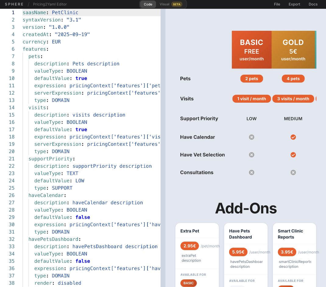 Pricing2Yaml Editor