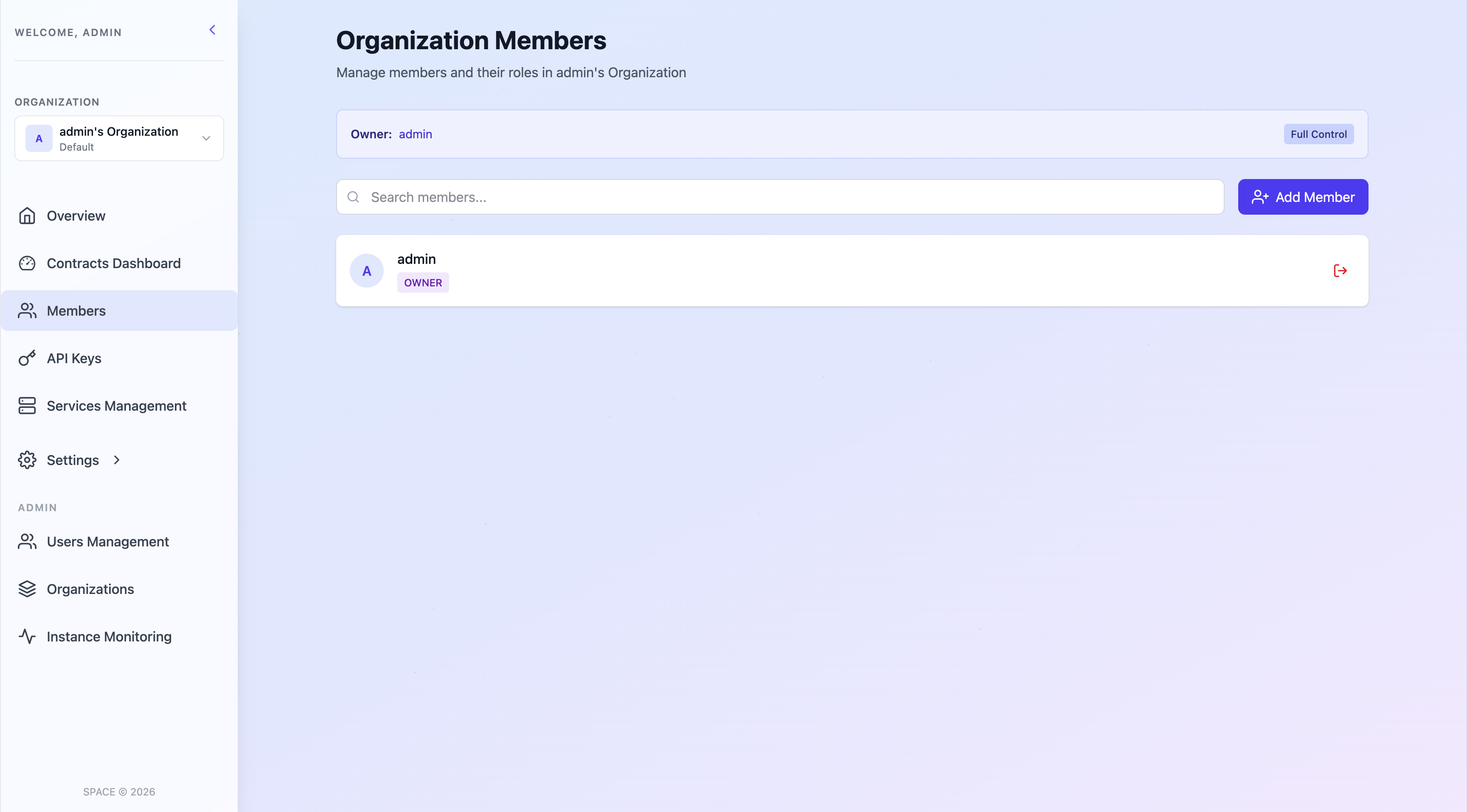 Members view
